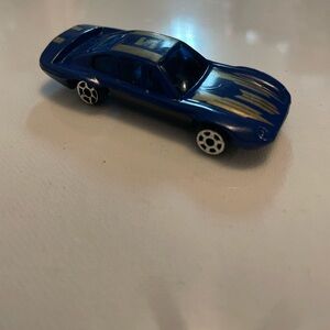 Hot wheels Blue and Gold Toy Car